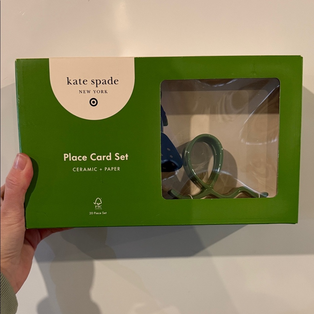 kate spade ceramic place card set